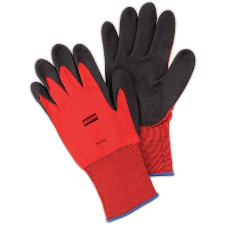 NorthFlex Red NF11 Foamed PVC Palm Coated Gloves